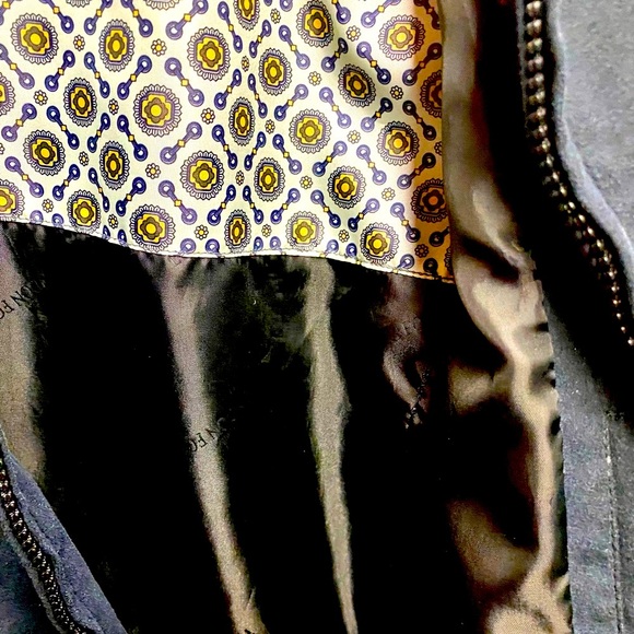 London Fog lined black coat -Size S - Picture 5 of 10